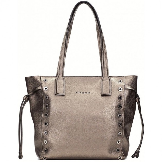 Bolsa feminina Hispanitas BI243527 METAL_BASALT Bolsa feminina Hispanitas BI243527 METAL_BASALT