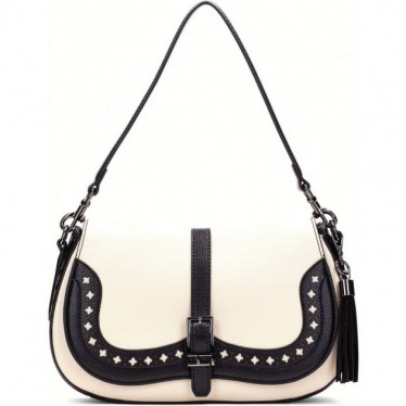 Bolsa de ombro HISPANITAS BI243536 MILK_C003