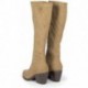 Botas altas de veludo GIOSEPPO GALANTA 73210 TAUPE