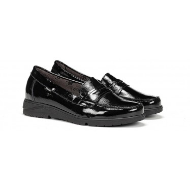 Mocassins femininos Fluchos F1835 Styll NEGRO