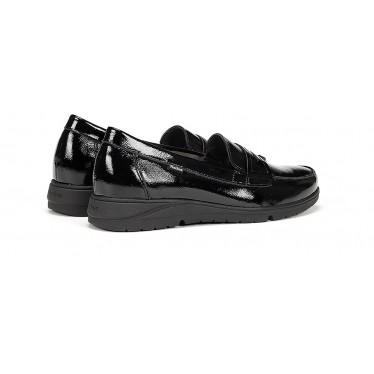 Mocassins femininos Fluchos F1835 Styll NEGRO