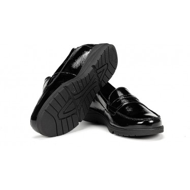 Mocassins femininos Fluchos F1835 Styll NEGRO