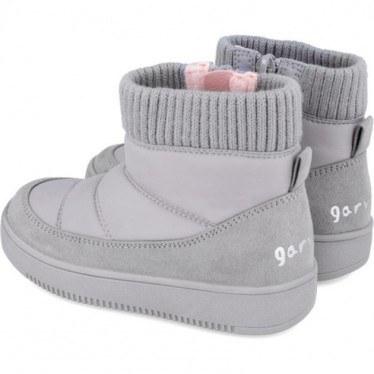 Botins acolchoados para menina GARVALIN 241350 GRIS_B156