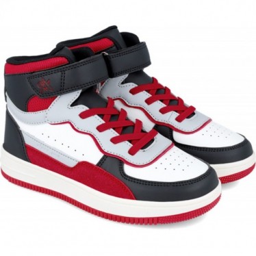 Botins esportivos para meninos GARVALIN 241521 BLANCO_NEGRO_B051