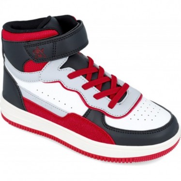 Botins esportivos para meninos GARVALIN 241521 BLANCO_NEGRO_B051