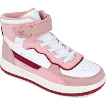 Botins esportivos femininos GARVALIN 241521G BLANCO_ROSA_D113