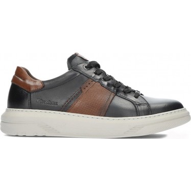 Sapatos masculinos FLUCHOS modelo Boston 2043 YORK_NEGRO