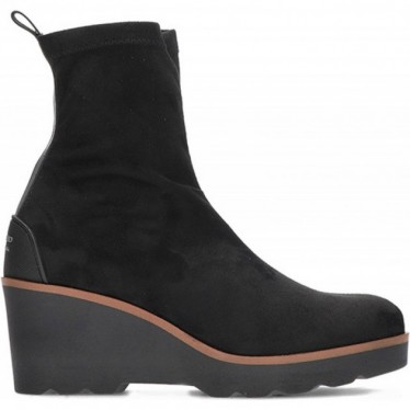 Bota feminina PEDRO MIRALLES 26475 camurça elástica NEGRO