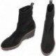 Bota feminina PEDRO MIRALLES 26475 camurça elástica NEGRO