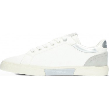 Tênis feminino PEPE JEANS Kenton Court modelo pls31588 SILVER