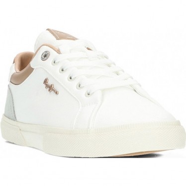 Tênis feminino PEPE JEANS Kenton Court modelo pls31588 GOLDEN_OCHRE_BROWN