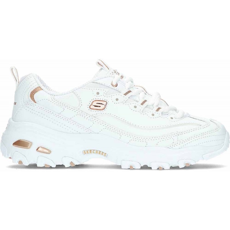 Tênis Feminino Skechers D Lites Fresh Start 11931 WHITE_ROSE_GOLD