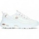 Tênis Feminino Skechers D Lites Fresh Start 11931 WHITE_ROSE_GOLD