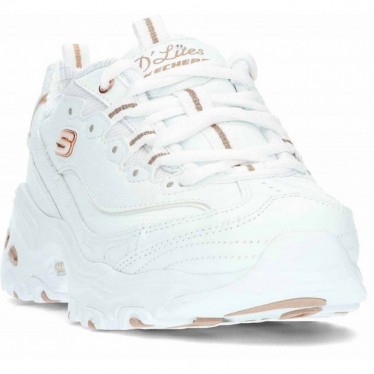 Tênis Feminino Skechers D Lites Fresh Start 11931 WHITE_ROSE_GOLD