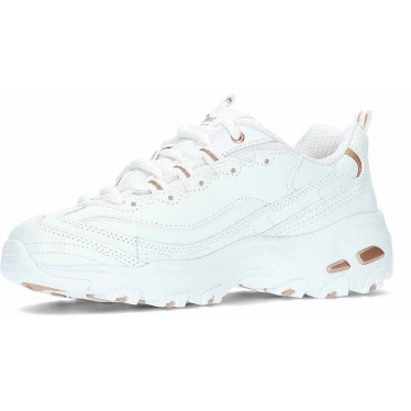 Tênis Feminino Skechers D Lites Fresh Start 11931 WHITE_ROSE_GOLD