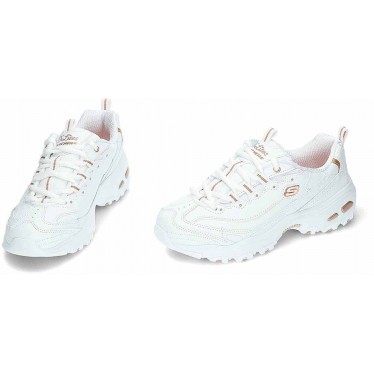 Tênis Feminino Skechers D Lites Fresh Start 11931 WHITE_ROSE_GOLD