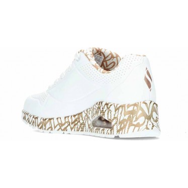 Tênis Feminino Skechers Loving Love 155506 WHITE_ROSE_GOLD