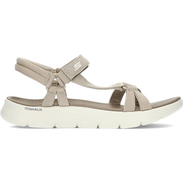 SKECHERS SANDÁLIAS GO WALK FLEX 141451 TAUPE SKECHERS SANDÁLIAS GO WALK FLEX 141451 TAUPE