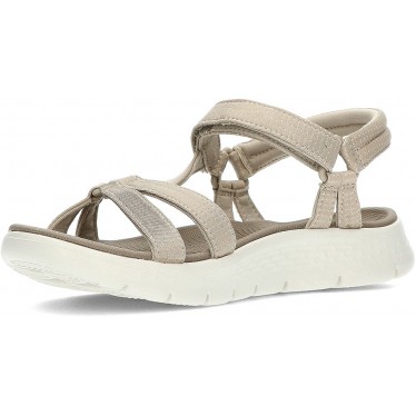 SKECHERS SANDÁLIAS GO WALK FLEX 141451 TAUPE