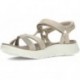 SKECHERS SANDÁLIAS GO WALK FLEX 141451 TAUPE