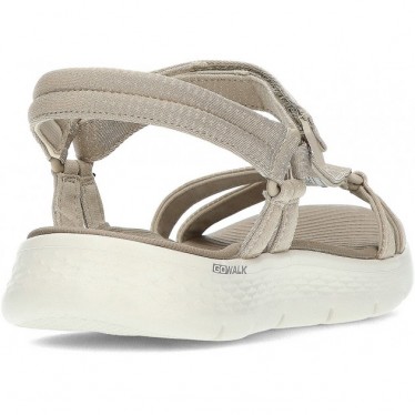 SKECHERS SANDÁLIAS GO WALK FLEX 141451 TAUPE