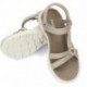 SKECHERS SANDÁLIAS GO WALK FLEX 141451 TAUPE