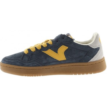 Tênis unissex Victoria 8806102 Smash Soft Suede MARINO