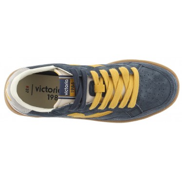 Tênis unissex Victoria 8806102 Smash Soft Suede MARINO