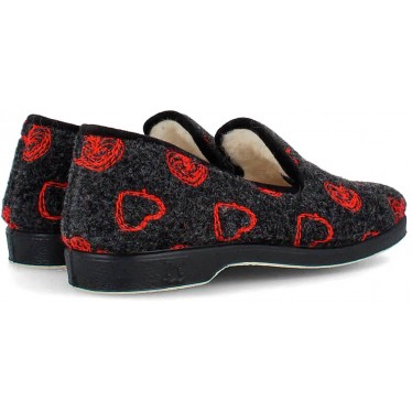 CHINELOS DOCTOR CUTILLAS HEARTS 332 NEGRO