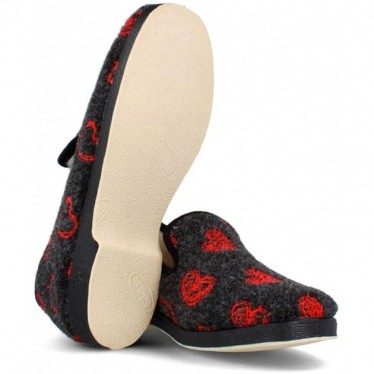 CHINELOS DOCTOR CUTILLAS HEARTS 332 NEGRO