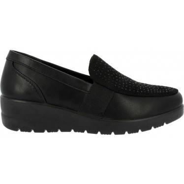 Mocassins femininos Doctor Cutillas 45410 Bright NEGRO