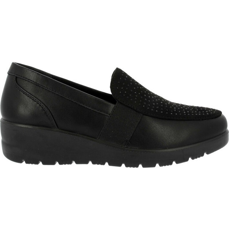 Mocassins femininos Doctor Cutillas 45410 Bright NEGRO