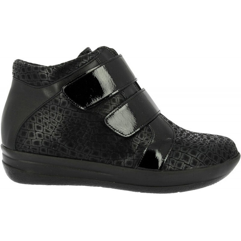 Botins femininos Doctor Cutillas 50751 Escamas NEGRO