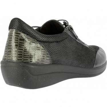 Tênis feminino Doctor Cutillas 43528 Zíper lateral ANTRACITA