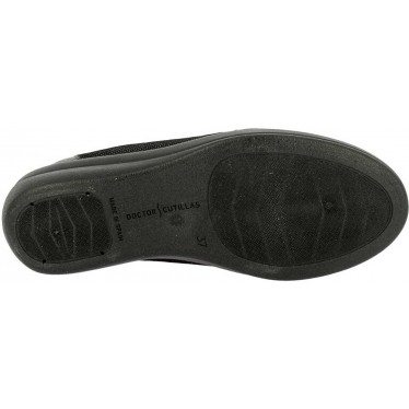 Tênis feminino Doctor Cutillas 43528 Zíper lateral ANTRACITA