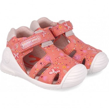 Biomecanics 252101 Sandálias de menina com estampa de borboleta CANTALUPE_A833