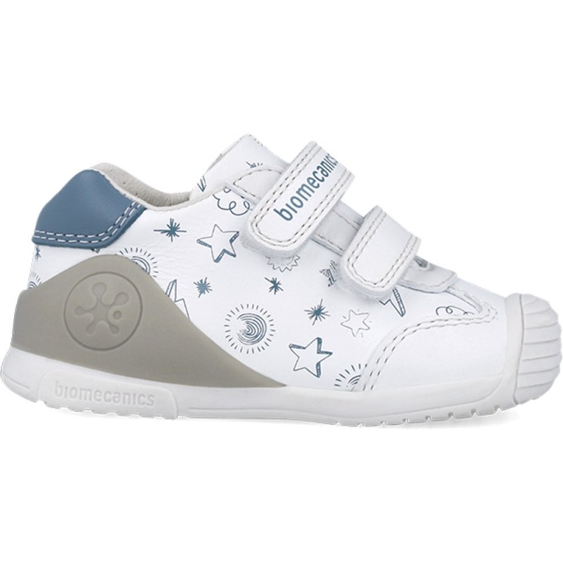 Biomecanics 252115 Calçados esportivos estampados para meninos BLANCO_INDIGO_B834