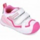 BIOMECÂNICA Primeiros passos calçado desportivo infantil 252133 BLANCO_FUCSIA_D304