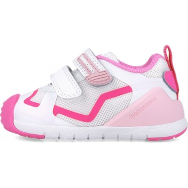 BIOMECÂNICA Primeiros passos calçado desportivo infantil 252133 BLANCO_FUCSIA_D304