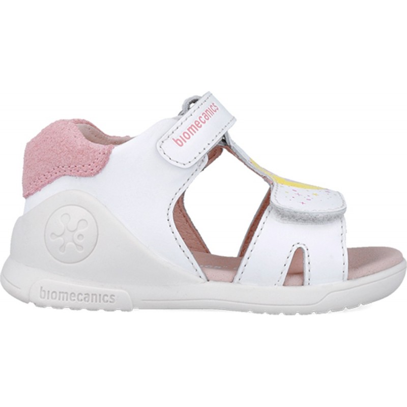 Sandálias Biomecanics 252140 Twin Biogateo para Menina BLANCO