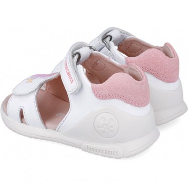 Sandálias Biomecanics 252140 Twin Biogateo para Menina BLANCO