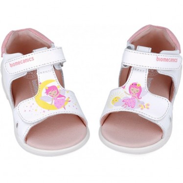 Sandálias Biomecanics 252140 Twin Biogateo para Menina BLANCO