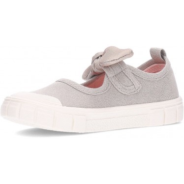 BIOMECANICS Canvas Bow 252381 Bailarinas Respeitosas para Meninas CRUDO_B663