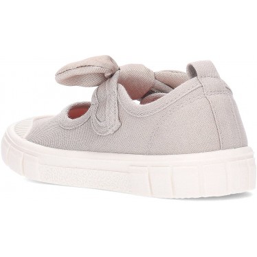 BIOMECANICS Canvas Bow 252381 Bailarinas Respeitosas para Meninas CRUDO_B663
