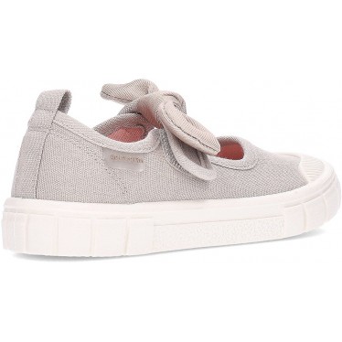 BIOMECANICS Canvas Bow 252381 Bailarinas Respeitosas para Meninas CRUDO_B663