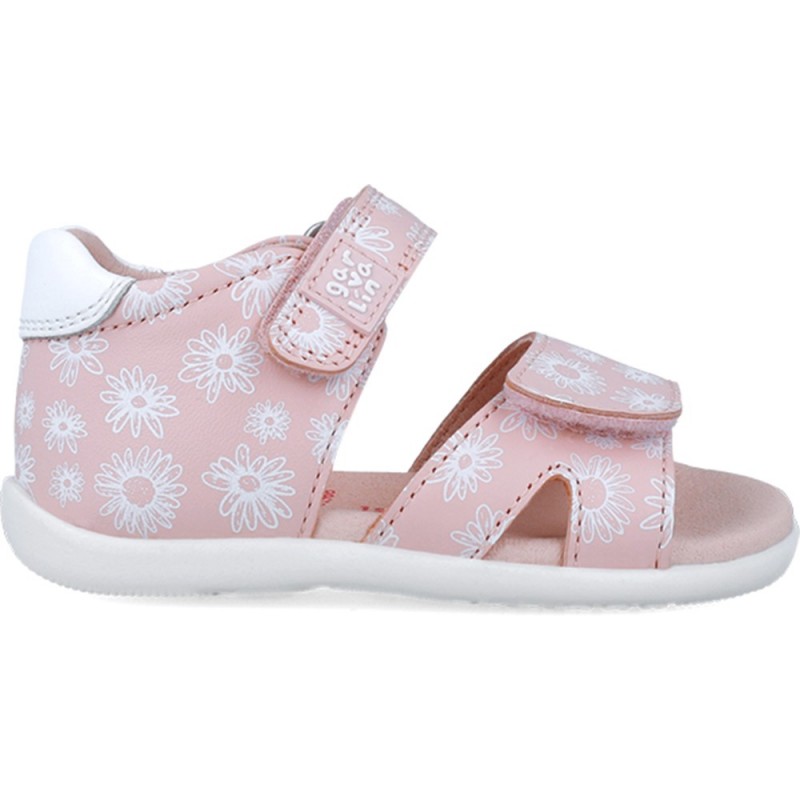 Garvalin 252306 Sandálias com Estampa de Flores para Meninas ROSA_A032
