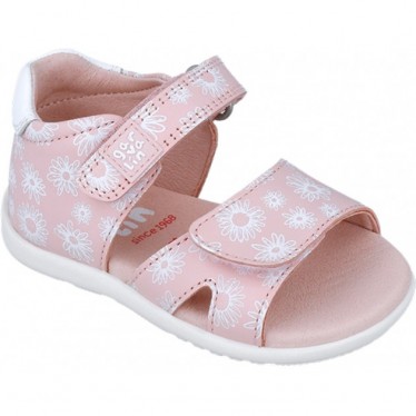 Garvalin 252306 Sandálias com Estampa de Flores para Meninas ROSA_A032