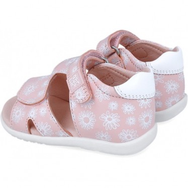 Garvalin 252306 Sandálias com Estampa de Flores para Meninas ROSA_A032