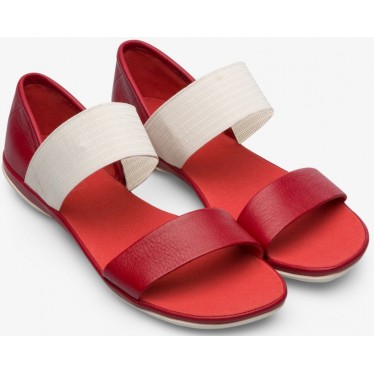 SANDAL CAMPER TRACK K200820 BLANCO_ROJO