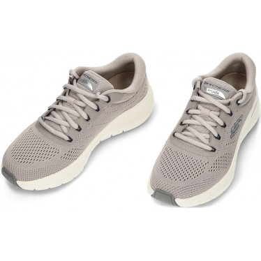 Tênis masculino SKECHERS Archfit modelo 232700 TAUPE